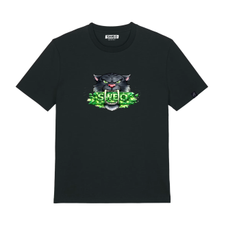 T-shirt oversize noir -...