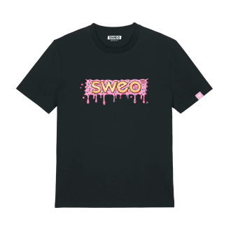 T-shirt oversize noir - donuts