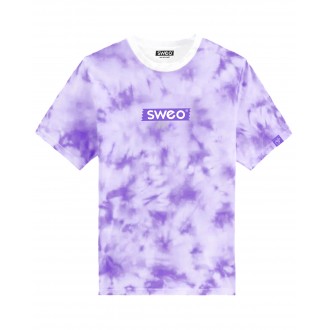 T-shirt Mauve Tie & Dye