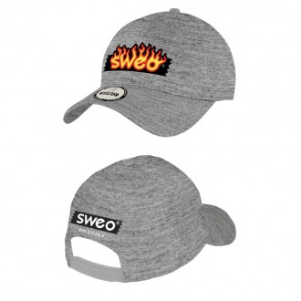 Casquette grise Sweobox flamme