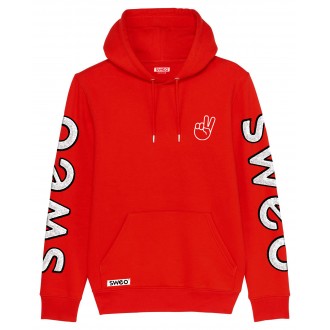 Sweat bouclette rouge