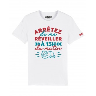 T-shirt Blanc Adulte -...