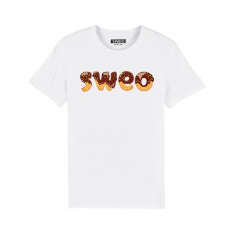 T-shirt Blanc - Sweo choco...