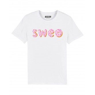 T-shirt Blanc - Sweo Donut...