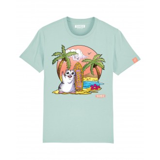 T-shirt Bleu - Surf