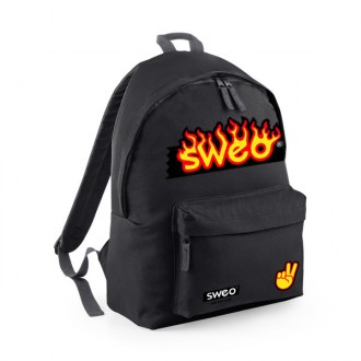 Sac à dos Sweo noir flamme