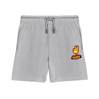 Short Sweo gris Flamme