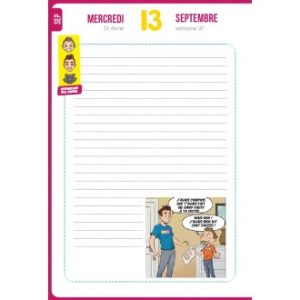 Agenda Swan & Neo - 1 jour par page - 12 x 17,5 cm Pas Cher